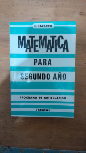 Matematica Para 5to Año E Navarro (Usado)