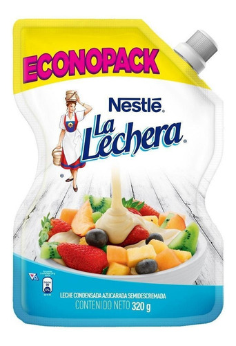 Leche Condensada La Lechera® Bolsa X 320 Gr