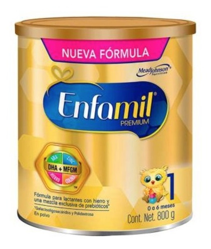 Caja Fórmula Láctea Enfamil Premium1 De 800 Grs En 6 Latas