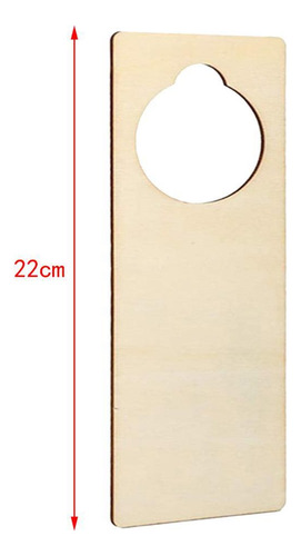 10 Piezas Perillas De Puerta De Madera Sin Rectángulo