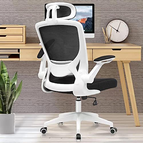 Silla De Oficina Ergonómica, Silla De Escritorio De Malla Tr