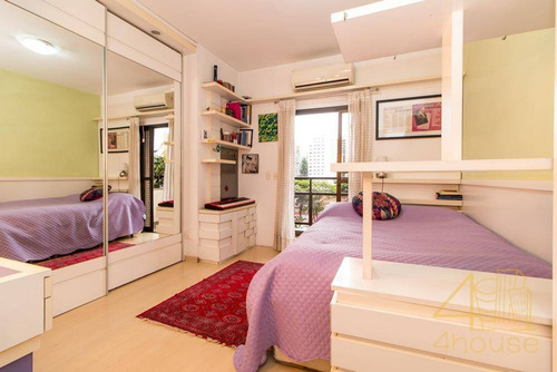 Imagem 8 de 13 de Apartamento Recuado De 217m2 Moema Indios Com Lazer Completo - Ap2517