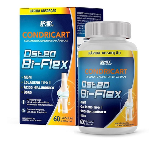 Colágeno Ii + MSM + Ácido Hialurónico + Boro Osteo Bi-flex