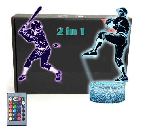 Parent D Led Illusion 3d Tripro Béisbol De Jugador