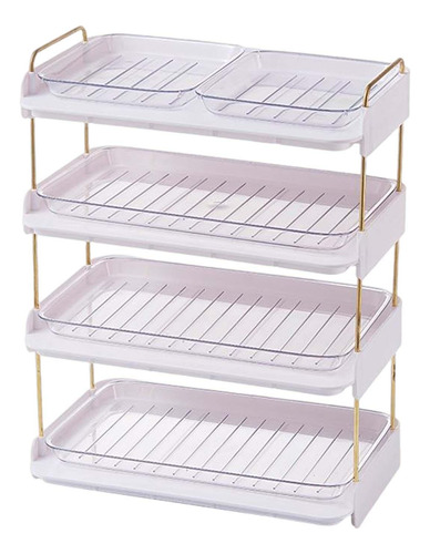 Estante De Almacenamiento De Verduras Para Platos 4 Niveles