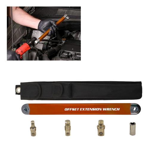 . Juego De Llaves De Extensión Offset 3/8 Con Trinquete