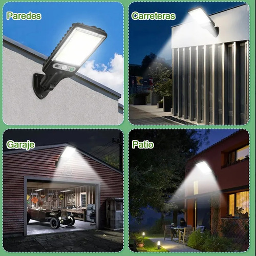 Lámpara Led De Pared Solar Para Pared Exteriors 2 Piezas