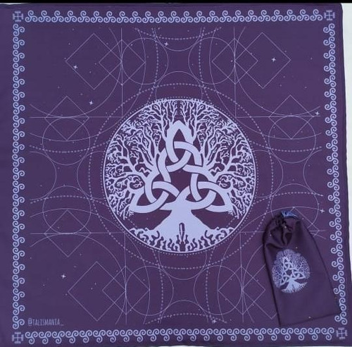 Kit Tarot Combo Paño Mazo Palo Santo Cuarzos