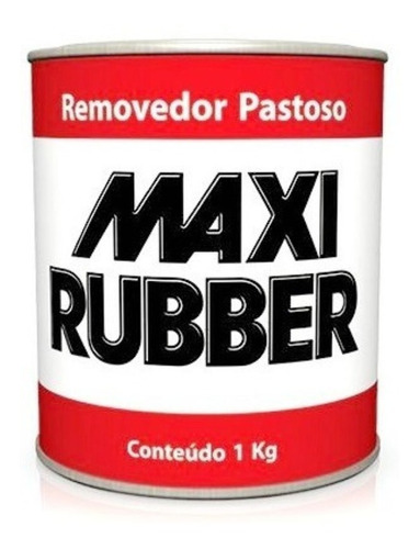 Removedor De Tinta Pastoso 1kg Maxi Rubber