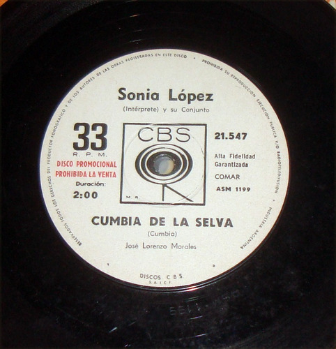 Sonia Lopez Cumbia De La Selva Simple Promo Kktus