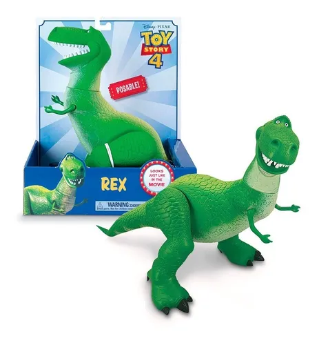Rex Dinosaurio Articulado Toy Story 4 30cm Disney Pixar Orig Rex Dinosaurio Articulado Toy Story 4 30cm Disney Pixar Orig