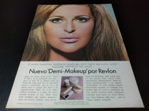 (pb208) Publicidad Clipping Maquillaje Demi Makeup Revlon