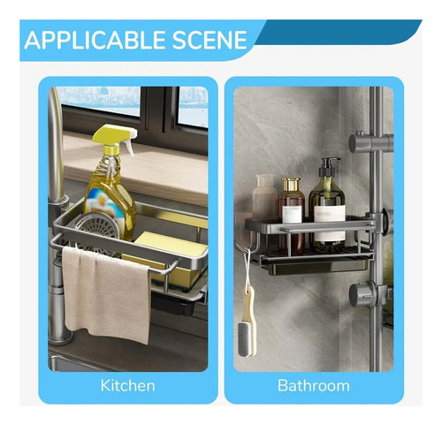 Organizador Grifo Fregadero De Cocina, Soporte Para Esponja