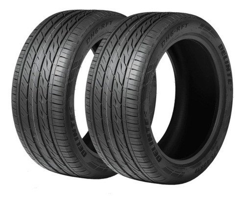 Combo 02 Pneus 245/50 Zrf18 Dh6-run Flat Delinte 100y