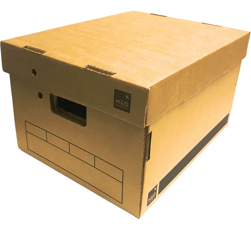 Caja Archivo M&d 406 C/tapa Súper Reforzada 42x32x25 X25und 