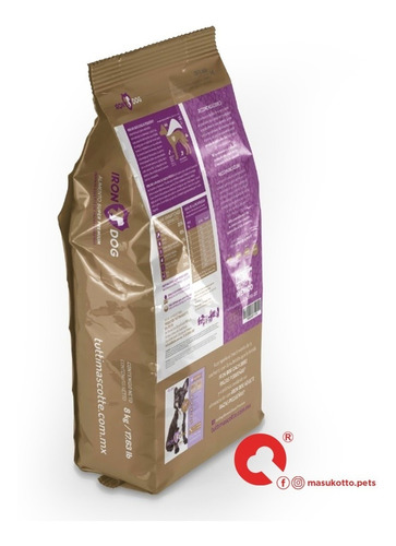 Imagen 2 de 6 de Alimento Para Perros Iron Dog Cachorros Pequeños 3paq. 1kg