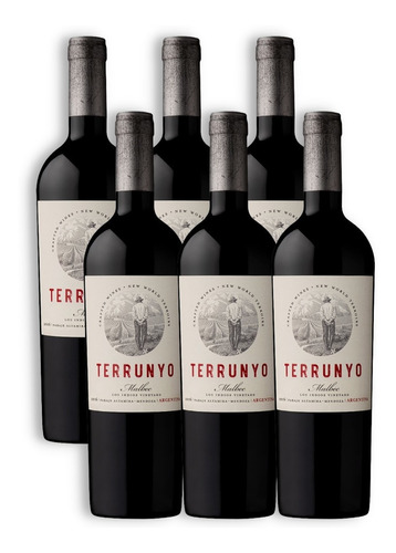 Vino Terrunyo Malbec Caja De Madera X6u 750ml Valle De Uco