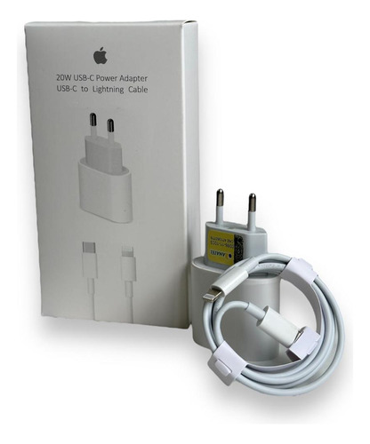 Carregador Para iPhone + Cabo Turbo 20w 8 X Xr 11 12 13 14