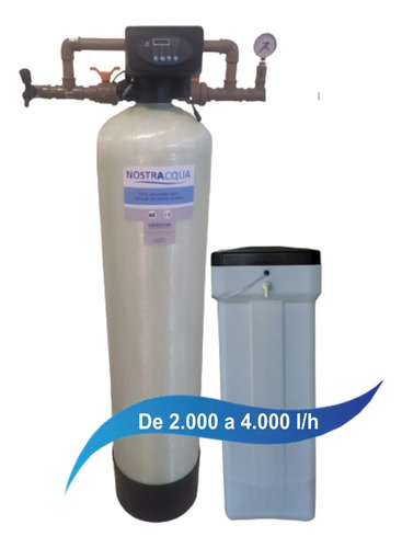 Filtro De Água Abrandador Nitrato 2,0 A 4,0 M³/h Automático