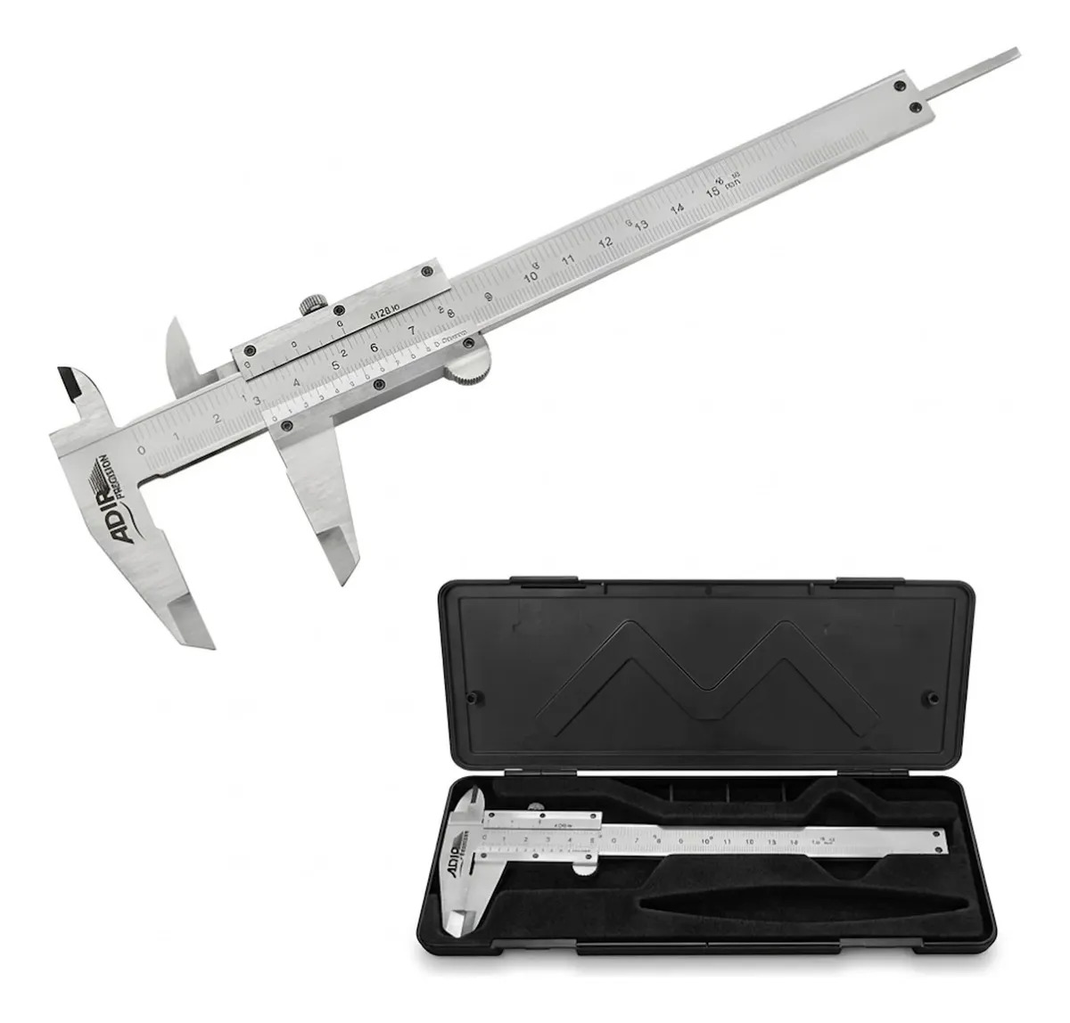 Calibrador Vernier 150mm Profesional Inoxidable Adir 11684