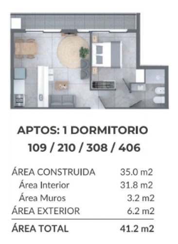 Imagen 9 de 12 de Venta De 1 Dormitorio En Punta Carretas, Ávalon
