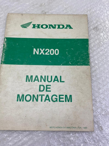 Nx 200 Manual De Montagem Honda Original