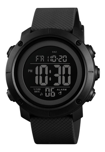 Reloj Skmei 1426 Digital Negro  Pantalla Negra Resiste 50m