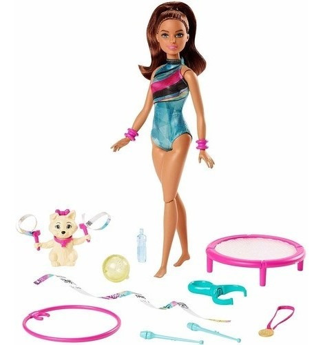 Imagem 1 de 7 de Boneca Barbie Dreamhouse Adventures Spin Twirl Ginasta 2020