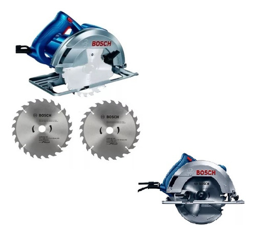 Sierra Circular 7 1/4 Bosch Modelo Gks 150 1500w + 2 Disco