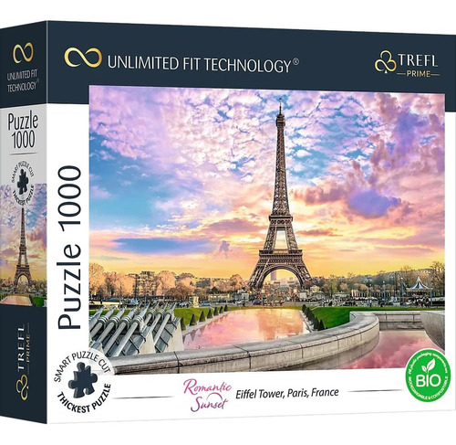 Torre Eiffel Rompecabezas Unlimited Fit 1000 Pzs Trefl 10693