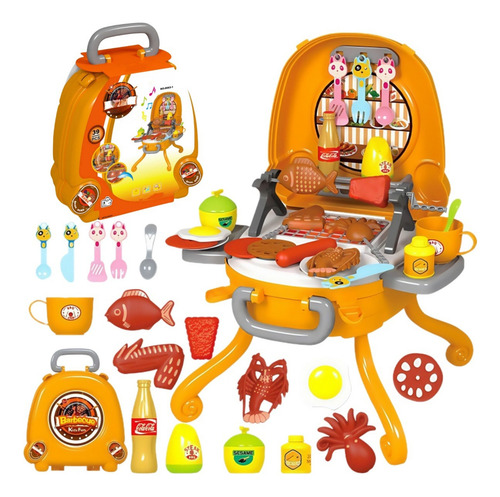 Set De Juego De Cocina Portátil De 39 Piezas