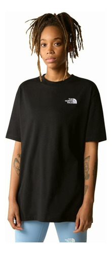 The North Face W S/s Essential Oversize Tee, Tnf Black,
