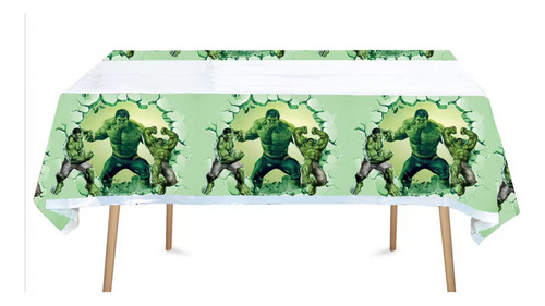Mantel Decorativo Para Fiesta Diferentes Diseños 180x108cm Color Variado Hulk