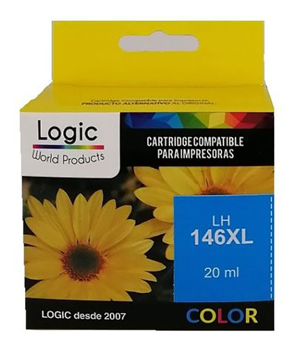 Tinta Cartucho Color Pg 146 Xl Alternativa Para Canon