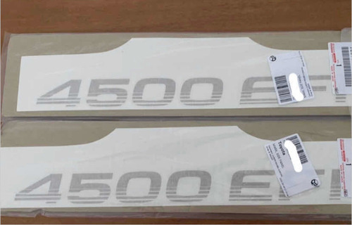 Imagen 2 de 2 de Calcomanías 4500 Efi Toyota Machito Originales Japonesas