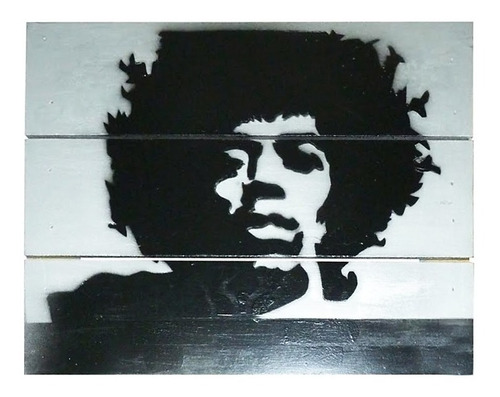 Placa Decorativa Jimi Hendrix