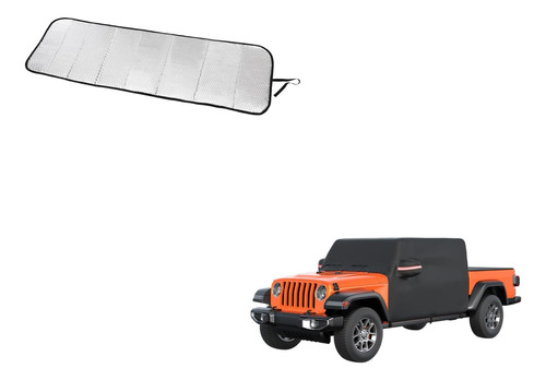 Windshield Sunshade & Water-resistant Cab Cover Compatible W