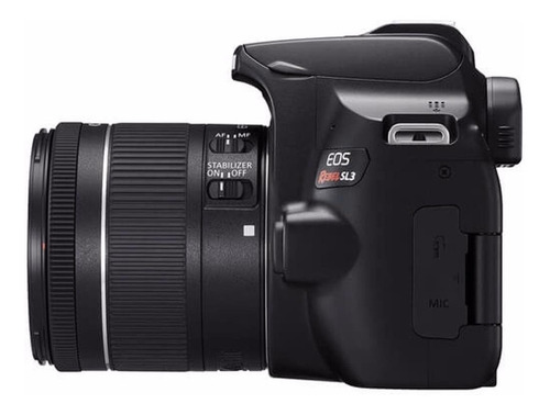 Canon EOS Rebel SL3 18-55mm IS STM DSLR cor preto
