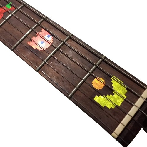 2x1 Inlays Stickers Pacman Para Diapasón Guitarra