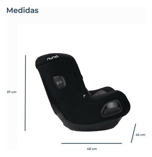 Silla Auto Convertible Nuna Todl Next Caviar