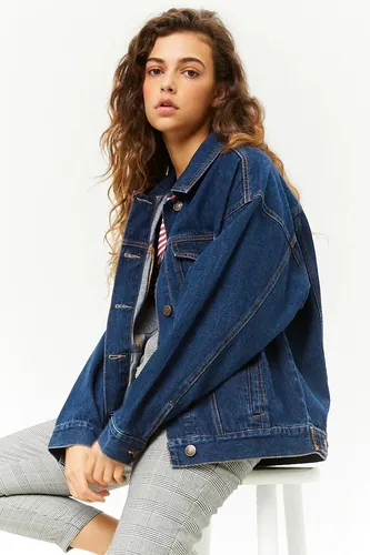 Forever 21 chamarras outlet de mezclilla