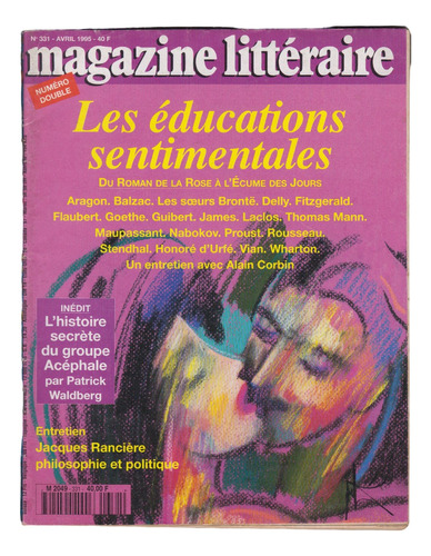 Magazine Litteraire Dossier Educaciones Sentimentales France