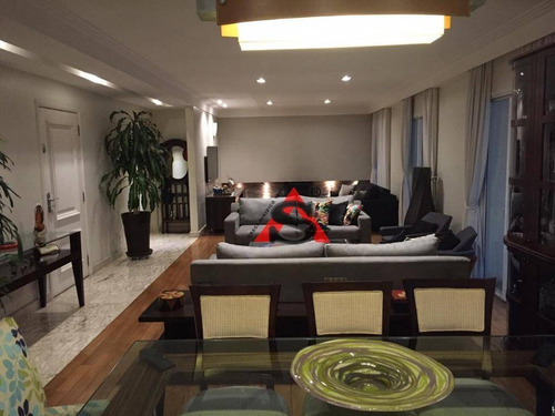 Apartamento Com 4 Dormitórios À Venda, 250 M² Por R$ 3.500.000,00 - Moema - São Paulo/sp - Ap39534