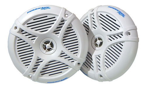 Imagem 2 de 8 de Par Alto Falante 6 Náutico Hurricane Mr65.2 Coaxial 250w Par