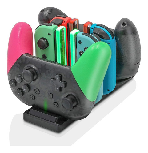 «base De Carga Para Nintendo Switch, Estación De Carga 6 En