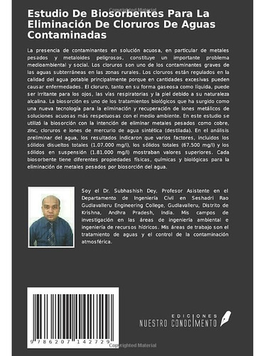 Estudio De Biosorbentes Para La Eliminacion De Cloruros De A