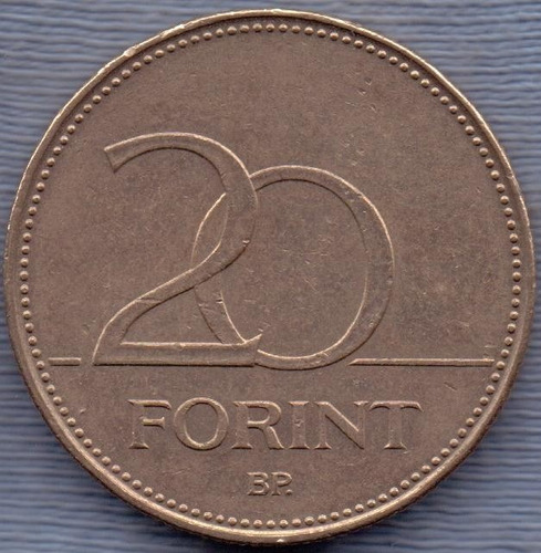 Imagen 2 de 2 de Hungria 20 Forint 2007 * Flor Nativa *