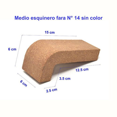 Imagen 2 de 7 de 10 Medios Esquineros Fara 15 X 6 X 6 Cm Sin Color