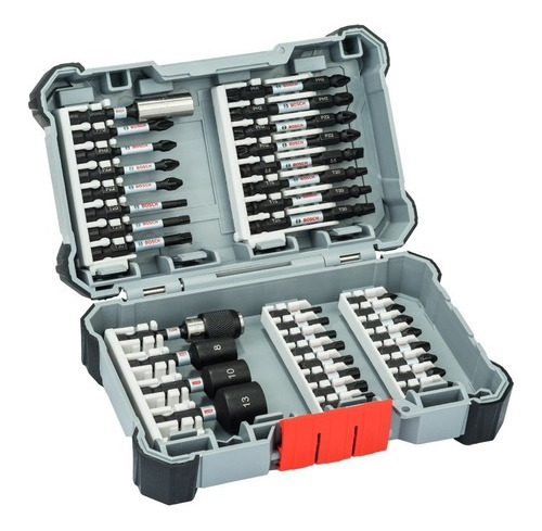 Imagen 2 de 6 de Set Puntas Y Tubos Impacto Bosch 36pz 2607017568