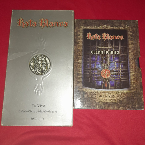 Rata Blanca Dvds En El Gran Rex (arg) & En Obras (arg)